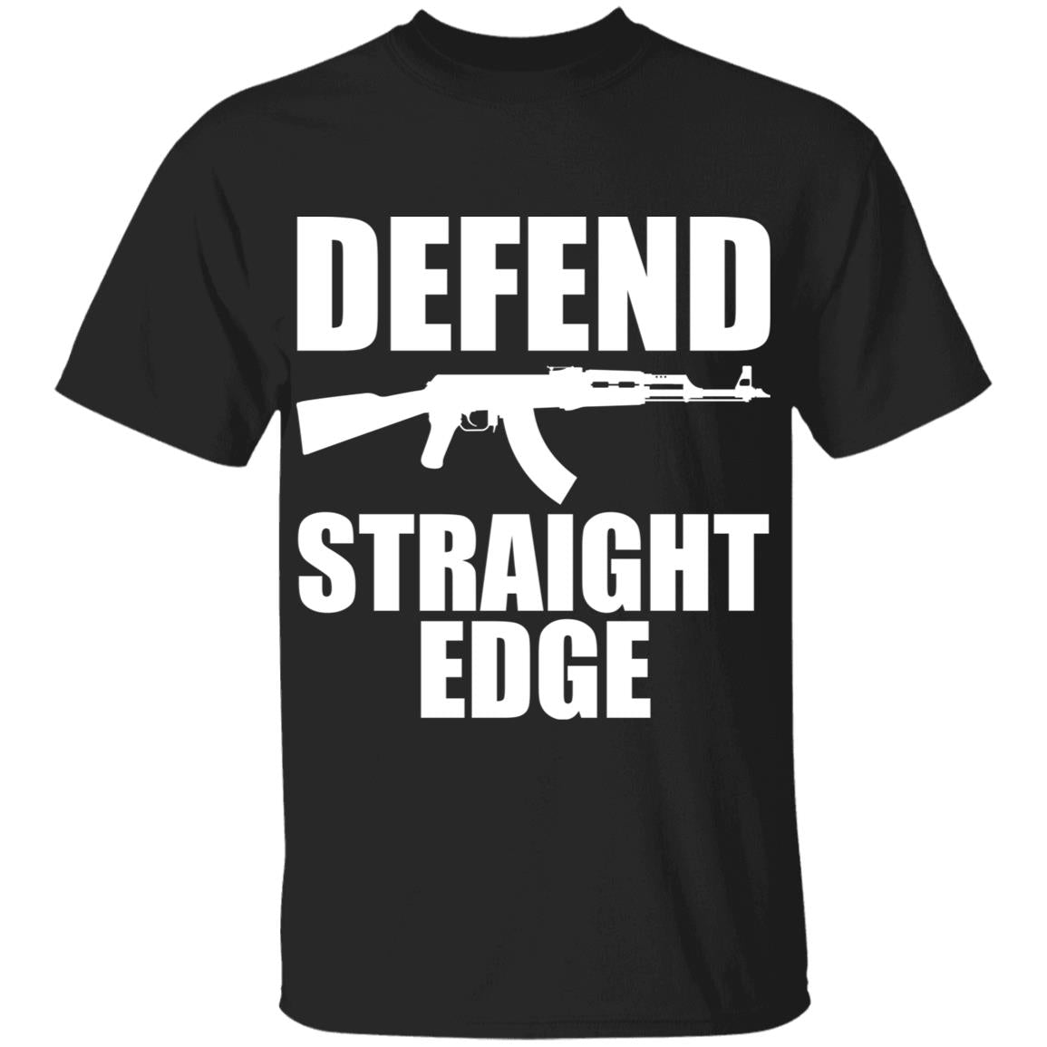 Defend Straight Edge T-Shirt – ﻿Iron Will Clothing