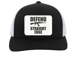 Defend Straight Edge Trucker Snap Back