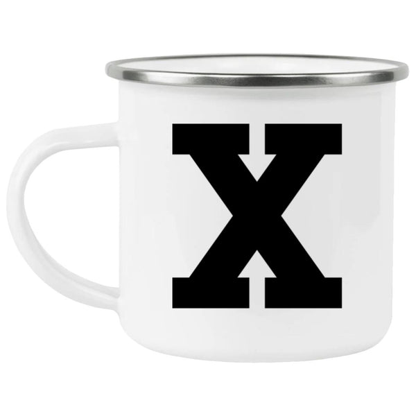 X Enamel Camping Mug