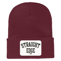 Straight Edge XXX Cuffed Knit Beanie