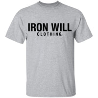 Iron Will Clothing Logo T-Shirt light