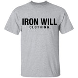 Iron Will Clothing Logo T-Shirt light