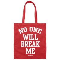 No One Will Break Me Canvas Tote Bag