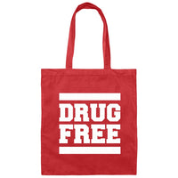 DRUG FREE  Canvas Tote Bag