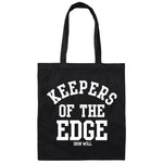 Keepers of the Edge Canvas Tote Bag