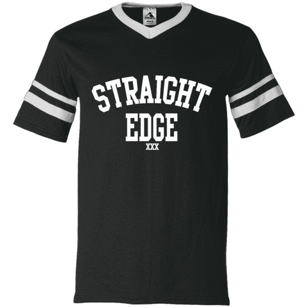 Straight Edge Sleeve Stripe Jersey Active Wear