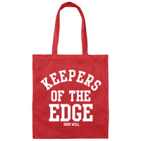 Keepers of the Edge Canvas Tote Bag