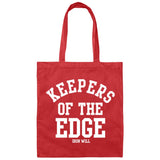 Keepers of the Edge Canvas Tote Bag