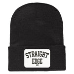 Straight Edge XXX Cuffed Knit Beanie