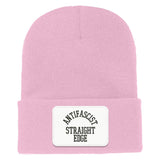 Antifascist Straight Edge Cuffed Knit Beanie