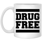 Drug Free Coffee Mug White